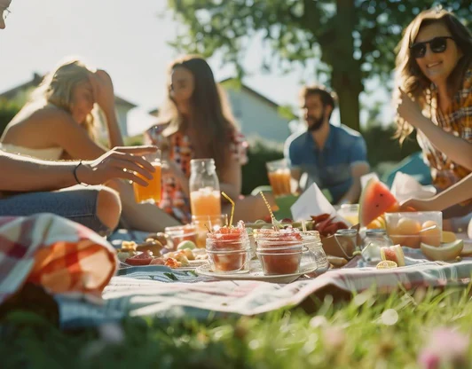 Общая площадка для отдыха и пикников